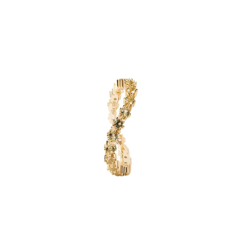 ANILLO PDPAOLA GREEN TIDE MUJER PLATA BAÑO ORO AN01-461 ANILLO PDPAOLA GREEN TIDE MUJER PLATA BAÑO ORO AN01-461