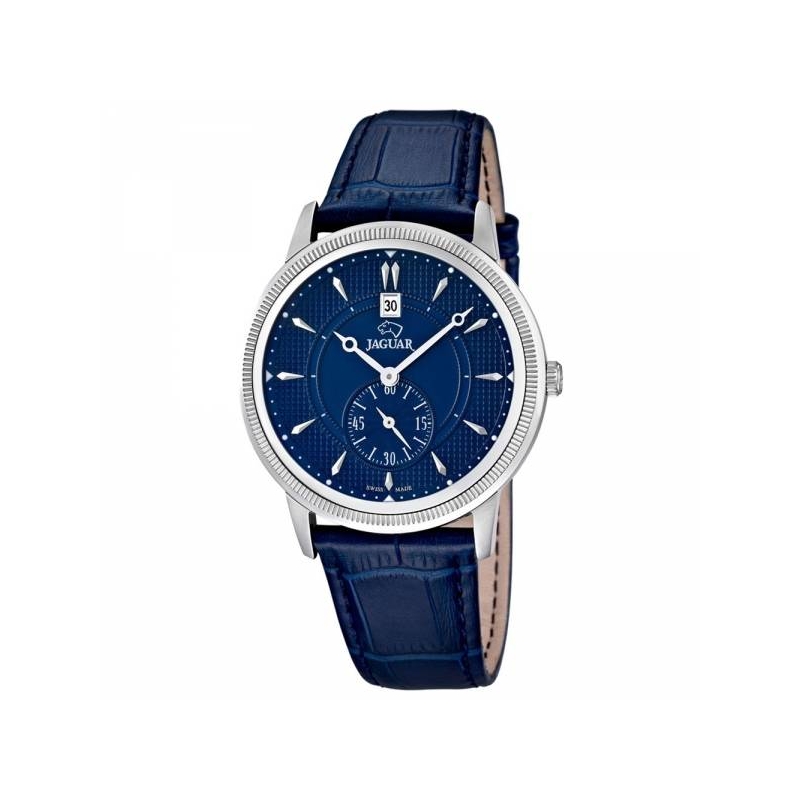 RELOJ JAGUAR ACAMAR ACERO CORREA PIEL AZUL J664/2