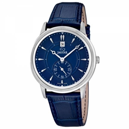 RELOJ JAGUAR ACAMAR ACERO CORREA PIEL AZUL J664/2