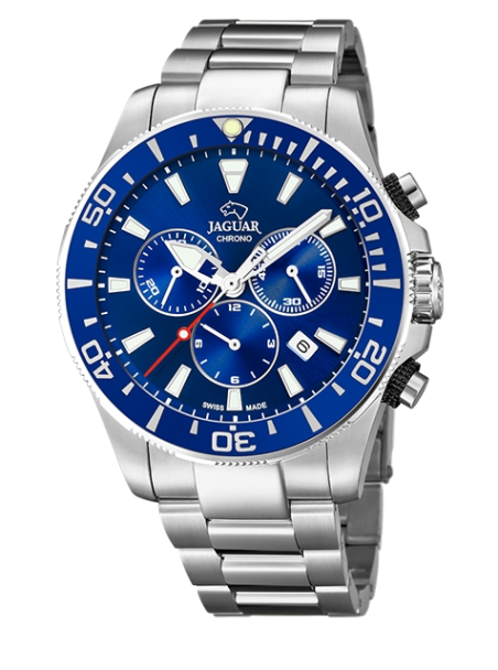 RELOJ JAGUAR EXECUTIVE AZUL CORREA DE ACERO HOMBRE J861/2