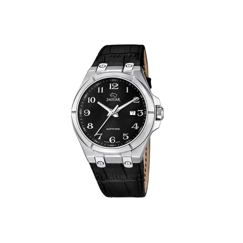 Jaguar reloj de Hombre colección Acamar en correa de piel negro - JAGUAR