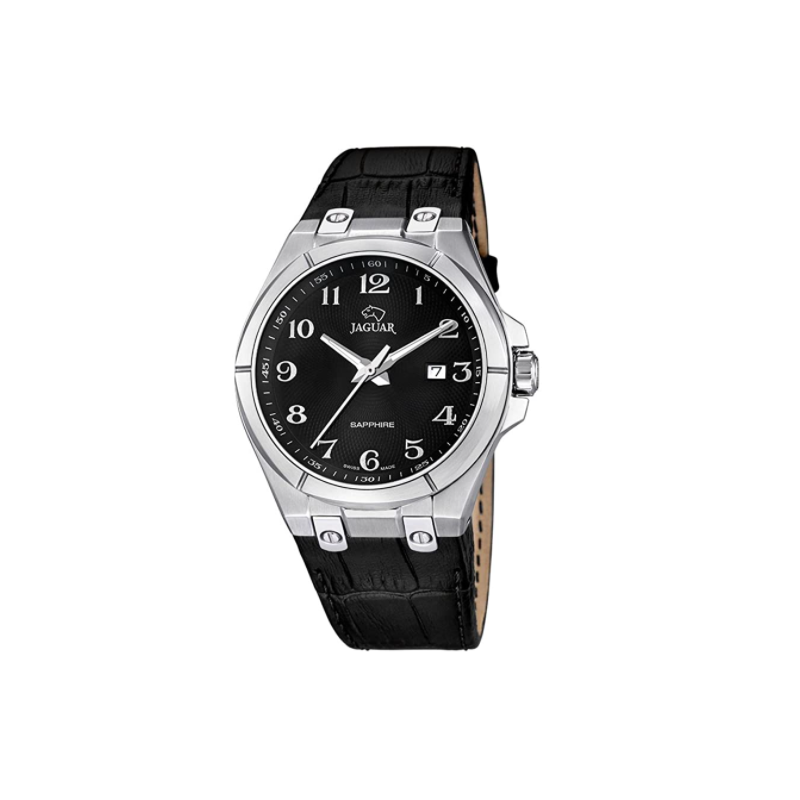 Jaguar reloj de Hombre colección Acamar en correa de piel negro - JAGUAR