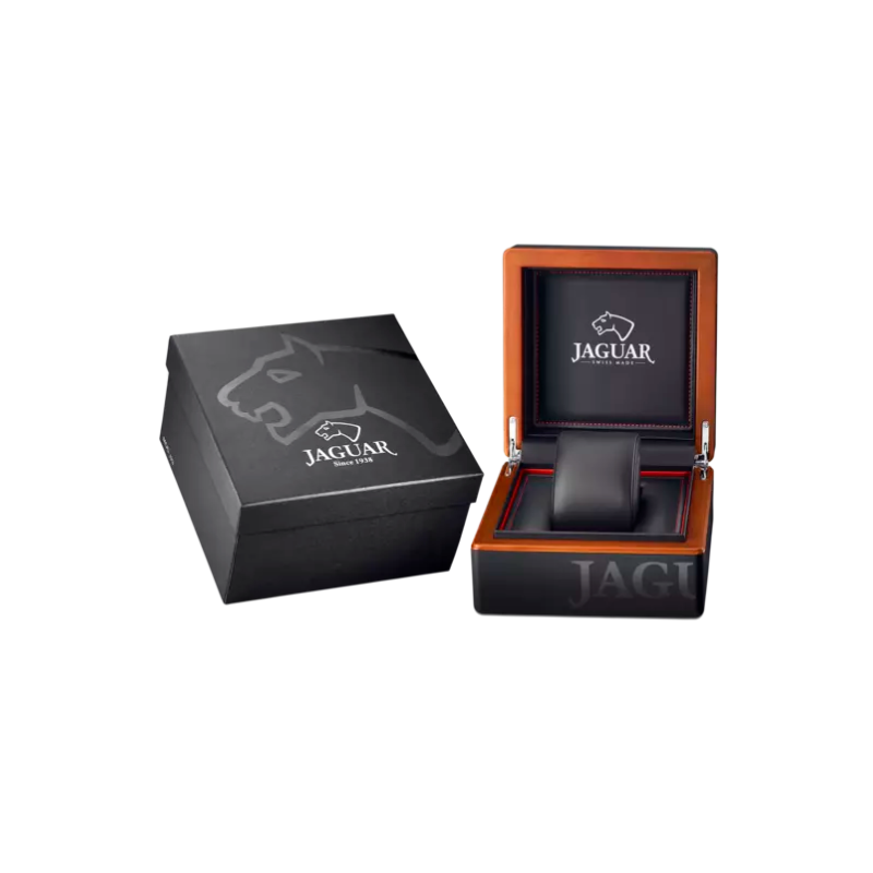 JAGUAR Orologio SPECIAL EDITION Modello J811/1 – Cassa 46 Mm In Acciaio Nero, Bracciale Bicolore Nero/Rosa, Vetro Zaffiro, Unisex Adulto - 3