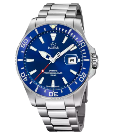 RELOJ JAGUAR EXECUTIVE AZUL CORREA DE ACERO HOMBRE J861/2