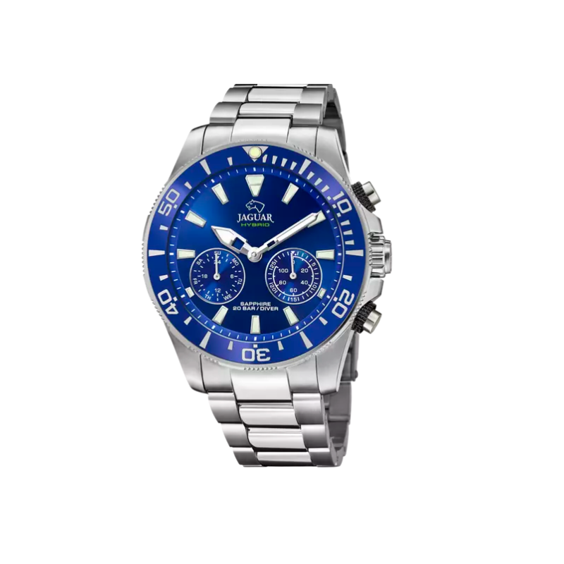 RELOJ JAGUAR CONNECTED AZUL CORREA DE ACERO HOMBRE J888/1