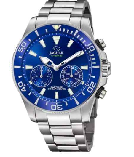 RELOJ JAGUAR CONNECTED AZUL CORREA DE ACERO HOMBRE J888/1