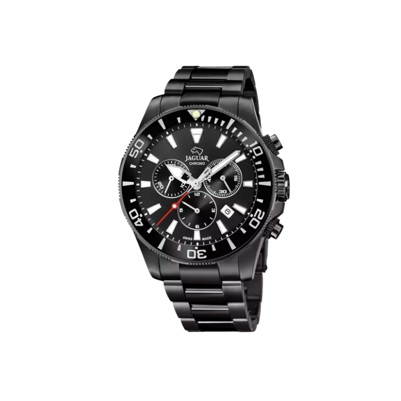 RELOJ JAGUAR EXECUTIVE NEGRO CORREA DE ACERO HOMBRE J875/1