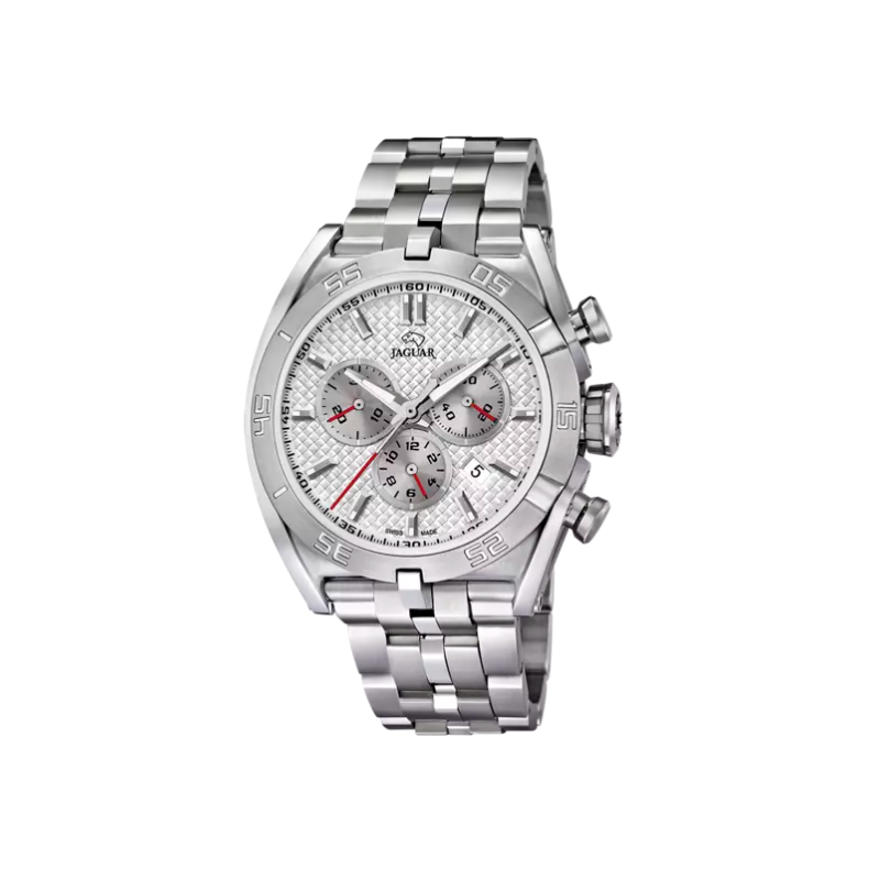 RELOJ JAGUAR PLATA CORREA DE ACERO HOMBRE J852/1