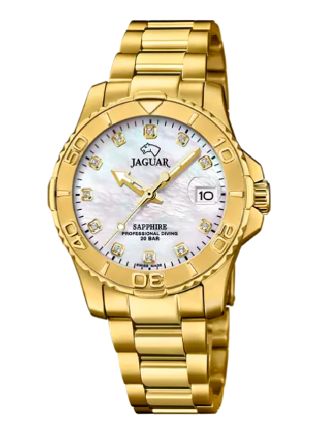 RELOJ JAGUAR WOMAN COLLECTION BLANCO CORREA DE ACERO MUJER J898/1