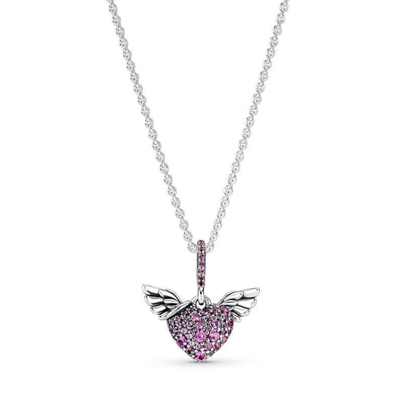 COLLAR PANDORA CORAZÓN CON ALAS 45CM 398505C02 COLLAR PANDORA CORAZÓN CON ALAS 45CM 398505C02