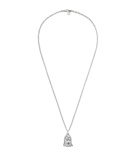 COLLAR GUCCI GHOST SILVER YBB45527600100U