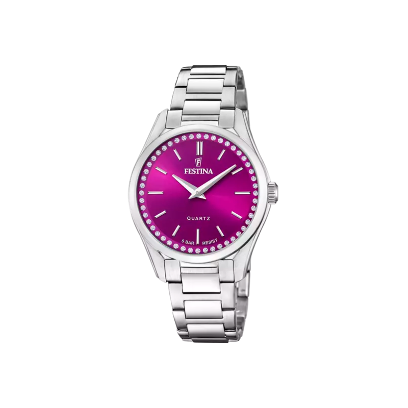 RELOJ FESTINA MADEMOISELLE BURDEOS CORREA DE ACERO MUJER F20583/2