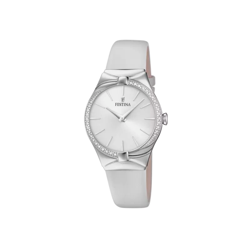 RELOJ FESTINA PETITE PLATA CORREA DE PIEL MUJER F20388/1