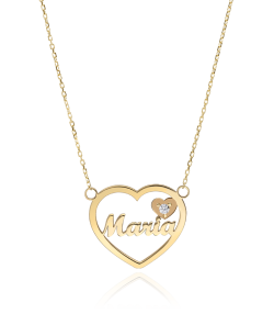 GARGANTILLA  VISALIA  PERSONALIZADA ORO 18K