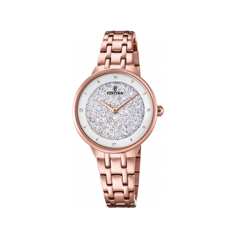 RELOJ FESTINA MADEMOISELLE PLATA CORREA DE ACERO ROSE MUJER F20384/1