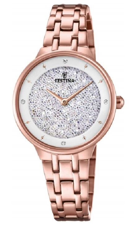 RELOJ FESTINA MADEMOISELLE PLATA CORREA DE ACERO ROSE MUJER F20384/1