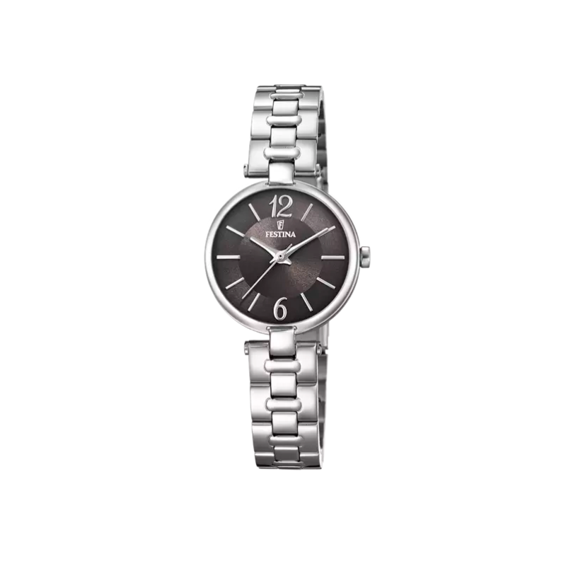 RELOJ FESTINA PETITE NEGRO CORREA DE ACERO MUJER F20311/2