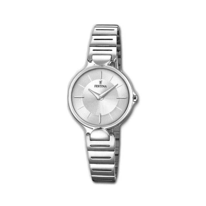 RELOJ FESTINA PETITE PLATA CORREA DE ACERO MUJER F20319/1