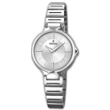 RELOJ FESTINA PETITE PLATA CORREA DE ACERO MUJER F20319/1