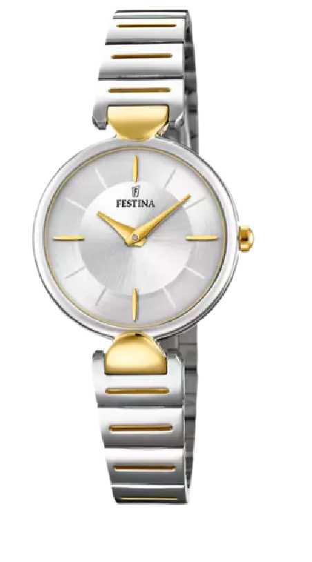 RELOJ FESTINA PETITE PLATA CORREA DE ACERO MUJER F20319/1