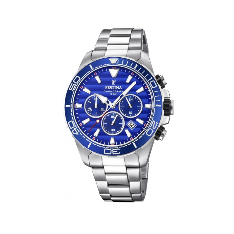 RELOJ FESTINA PRESTIGE AZUL CORREA DE ACERO HOMBRE F20361/2