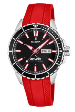 RELOJ FESTINA THE ORIGINALS NEGRO CORREA DE CAUCHO HOMBRE F20378/6