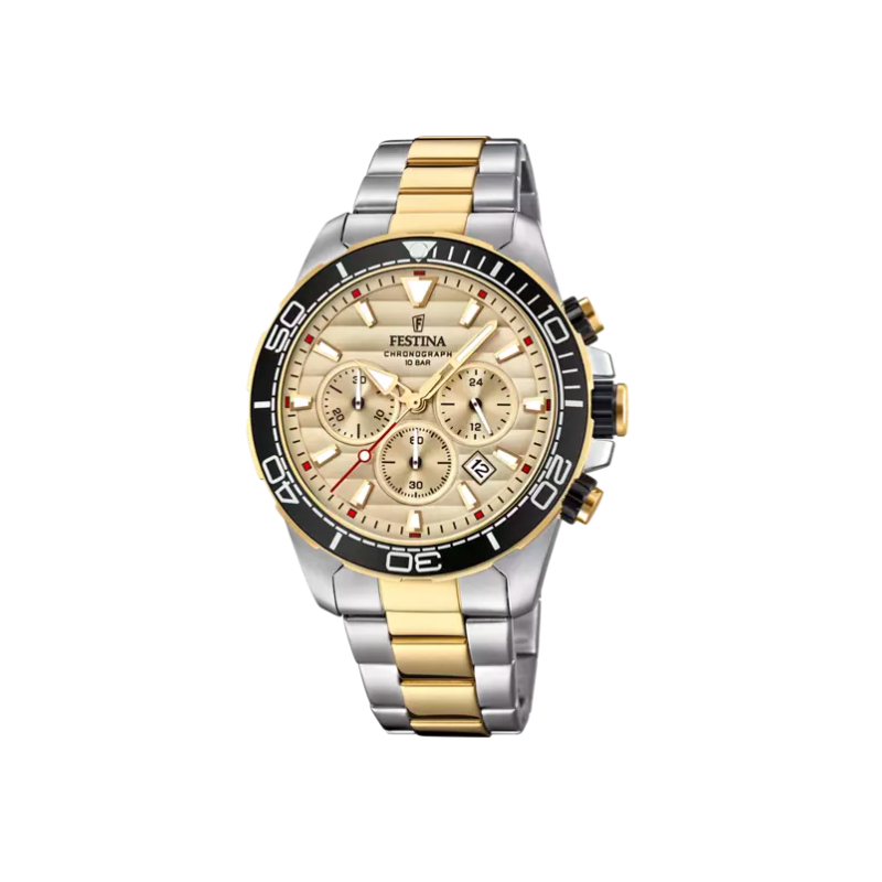 RELOJ FESTINA PRESTIGE CHAMPAN CORREA DE ACERO HOMBRE F20363/1