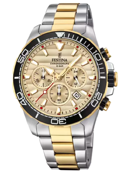 RELOJ FESTINA PRESTIGE CHAMPAN CORREA DE ACERO HOMBRE F20363/1