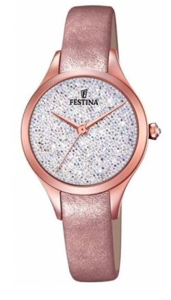 RELOJ FESTINA MADEMOISELLE ACERO ROSE CORREA PIEL MUJER F20411/1