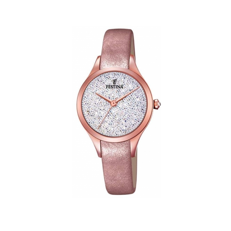 RELOJ FESTINA MADEMOISELLE ACERO ROSE CORREA PIEL MUJER F20411/1