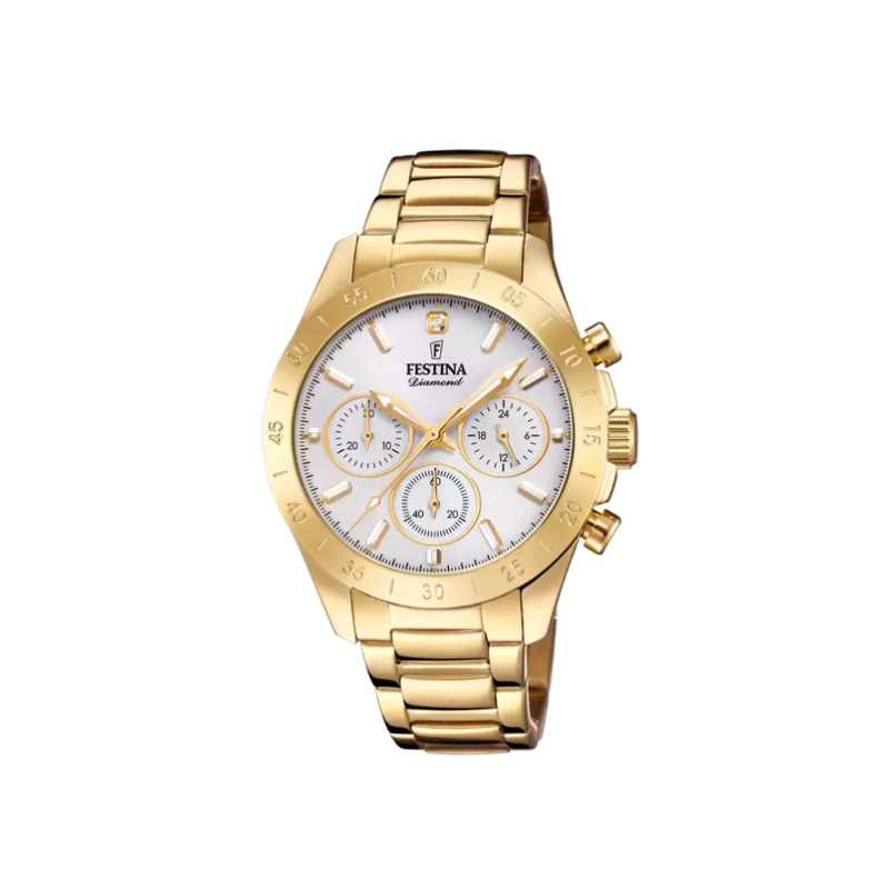 RELOJ FESTINA BOYFRIEND COLLECTION CORREA ACERO DORADO MUJER F20400/1