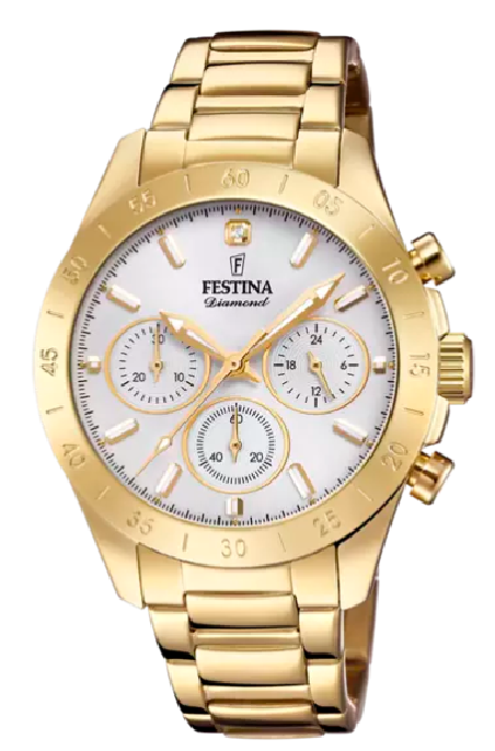 RELOJ FESTINA BOYFRIEND COLLECTION CORREA ACERO DORADO MUJER F20400/1