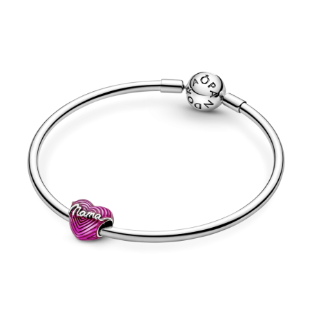 CHARM PANDORA PLATA DE LEY CORAZON AMOR RADIANTE MAMA 791505C01