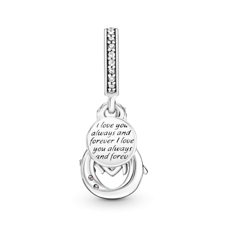 CHARM PANDORA COLGANTE PLATA DE LEY MAMA INFINITO EN PAVE 791468C01