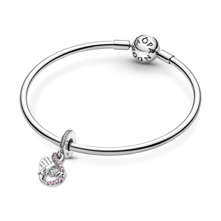 CHARM PANDORA COLGANTE PLATA DE LEY MAMA INFINITO EN PAVE 791468C01