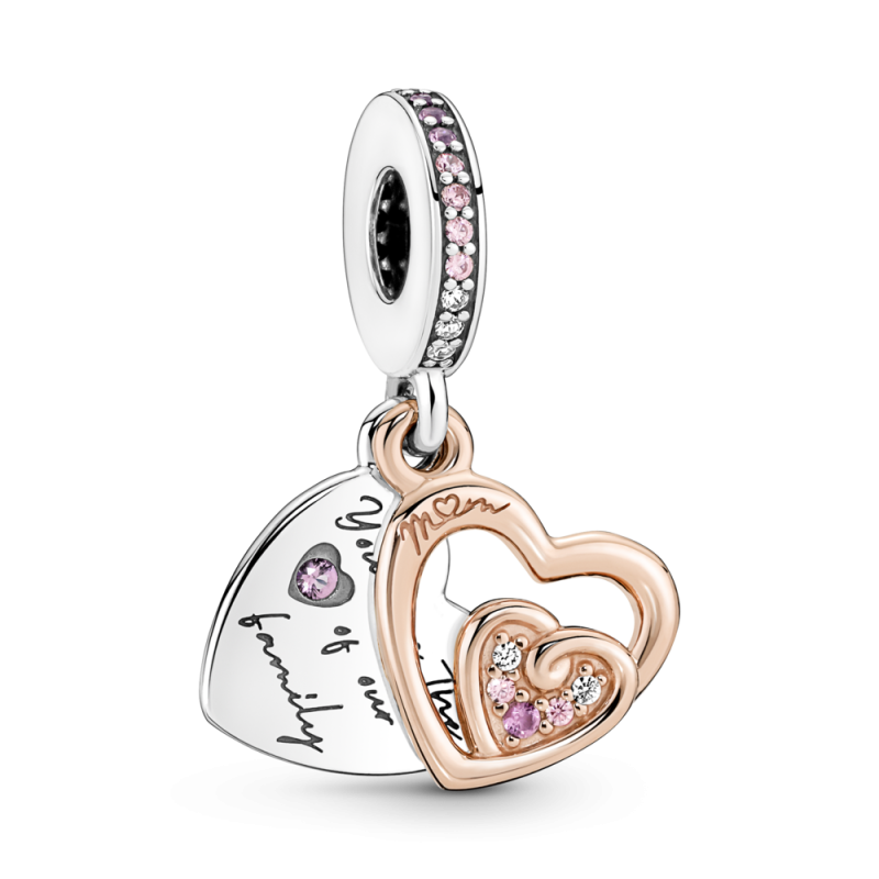 CHARM PANDORA COLGANTE CORAZONES INIFINITOS ENTRELAZADOS 781020C01