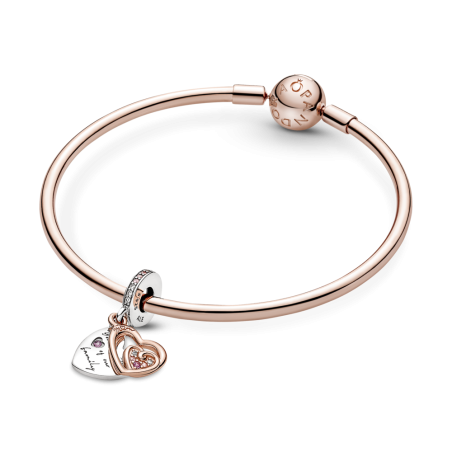 CHARM PANDORA COLGANTE CORAZONES INIFINITOS ENTRELAZADOS 781020C01