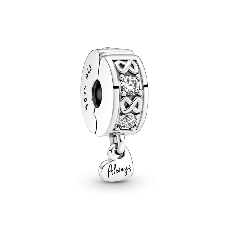 CLIP PANDORA PLATA DE LEY FAMILIA SIEMPRE EN PAVE 791151C01 CLIP PANDORA PLATA DE LEY FAMILIA SIEMPRE EN PAVE 791151C01