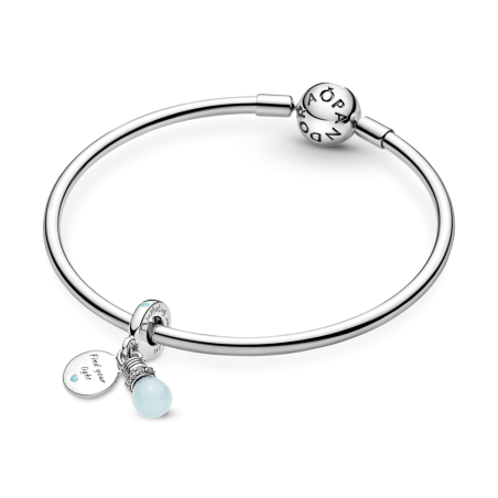 CHARM PANDORA COLGANTE PLATA BOMBILLA BRILLANTE EN OSCURIDAD 791123C01