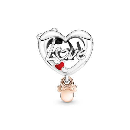 CHARM PANDORA PLATA ROSE CORAZON MAMA MINNIE MOUSE DISNEY 781142C01