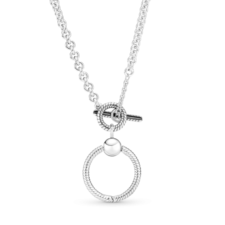 COLLAR PANDORA MOMENTS EN PLATA DE LEY CON COLGANTE O EN FORMA DE T 391157C00