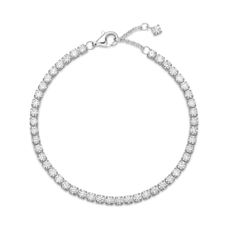 PULSERA PANDORA TENIS PLATA DE LEY BRILLANTE 591469C01