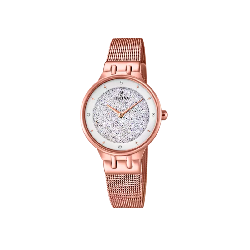 RELOJ FESTINA MADEMOISELLE PLATA CORREA DE ACERO MUJER F20387/1