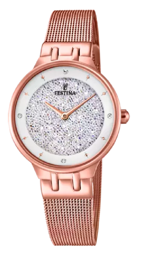 RELOJ FESTINA MADEMOISELLE PLATA CORREA DE ACERO MUJER F20387/1