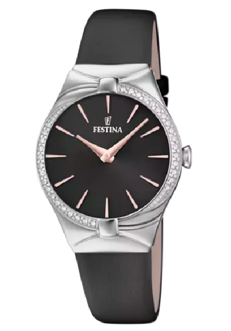 RELOJ FESTINA PETITE GRIS CORREA DE PIEL MUJER F20388/3