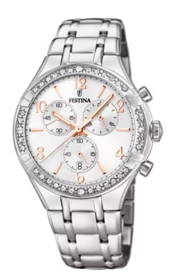 RELOJ FESTINA BOYFRIEND COLLECTION PLATA CORREA ACERO MUJER F20392/1