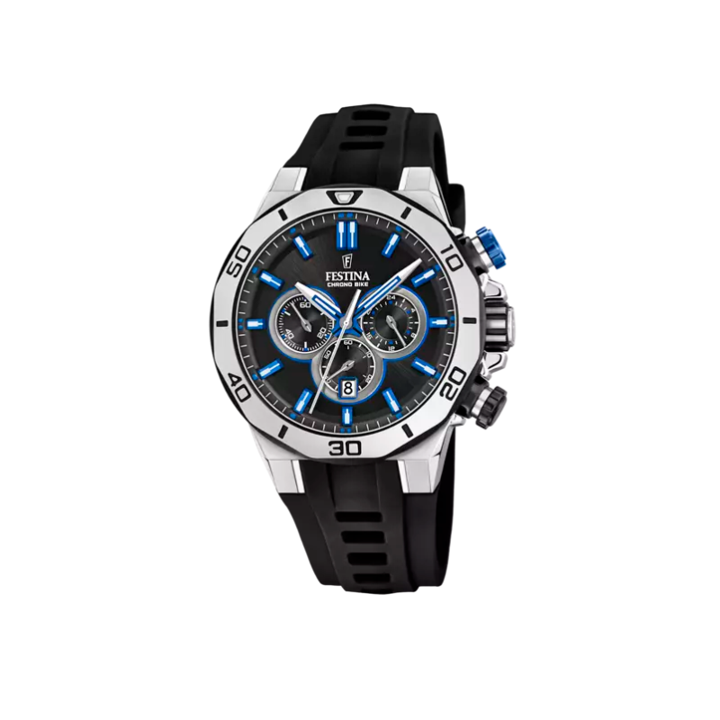 RELOJ FESTINA CHRONO SPORT AZUL CORREA DE CAUCHO HOMBRE F20449/2