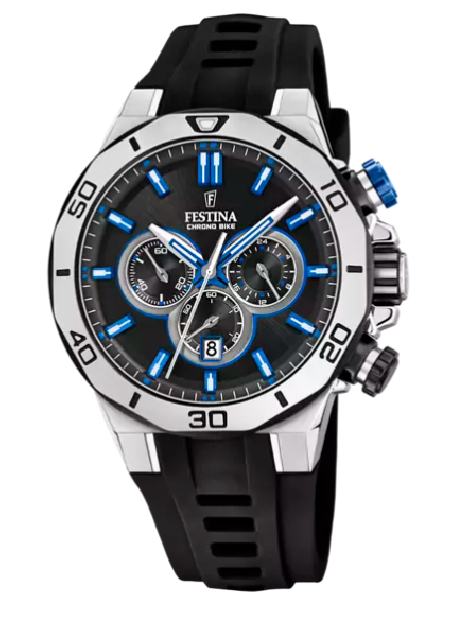 RELOJ FESTINA CHRONO SPORT AZUL CORREA DE CAUCHO HOMBRE F20449/2