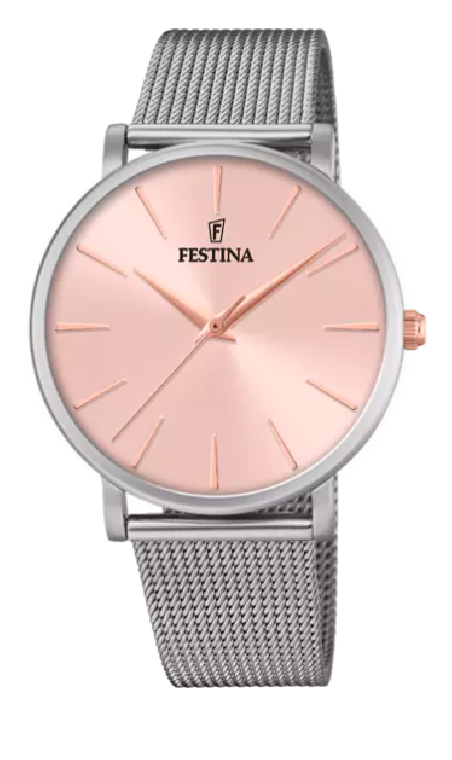 RELOJ FESTINA BOYFRIEND ROSA CORREA DE ACERO MUJER F20475/2