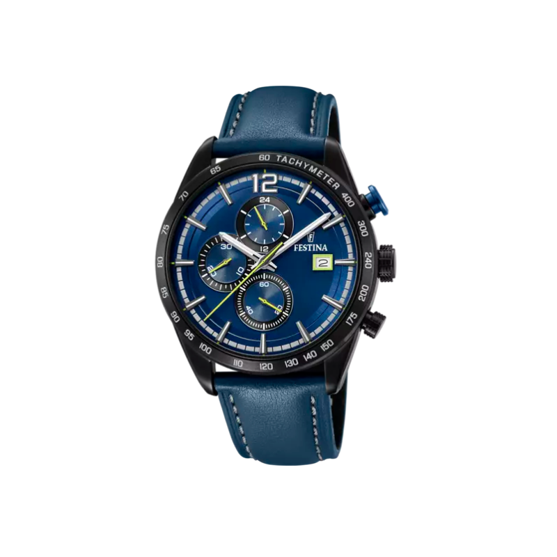 RELOJ FESTINA CHRONO SPORT AZUL OSCURO PIEL HOMBRE F20344/2